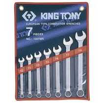 Набор комбинированных ключей, 10-19 мм, 7 предметов KING TONY