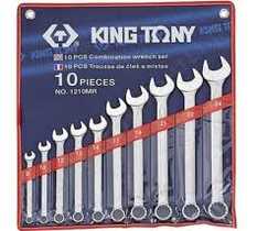 Набор комбинированных ключей,10 предметов KING TONY