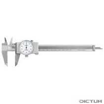 Штангенциркуль с глубиномером и индикатором часового типа DELIXI 150mm