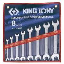 Набор рожковых ключей, 6-22 мм, 8 предметов KING TONY