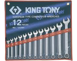 Набор комбинированных ключей, 12 предметов KING TONY