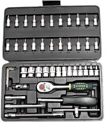 Набор инструмента  1/4" 12-гр. 46 пр