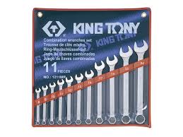 Набор комбинированных ключей, 11 предметов KING TONY