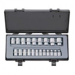 Набор головок 1/2" 8-32мм 12-гранных 21пр. в кейсе
