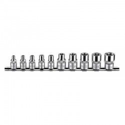 Набор головок 3/8" Е4-Е18 10пр. на держателе