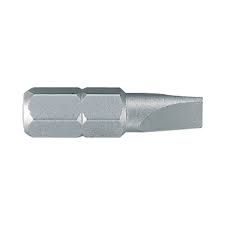 Вставка (бита) торцевая 1/4", Slotted, 6мм