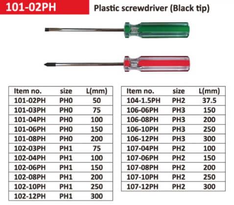 Отвертка крестовая PH 2х250мм