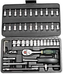 Набор инструмента  1/4" 12-гр. 46 пр