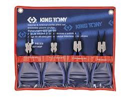Набор съемников стопорных колец, 4 предмета KING TONY