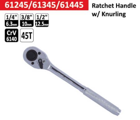 Ключ трещотка 1/2" 45 зубьев  металлическая