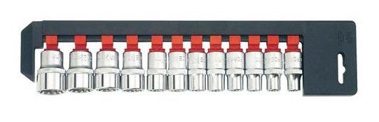 Набор головок 1/2"  Splline 12пр. на держателе