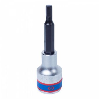 Насадка (бита) торцевая 1/2", HEX, 5 мм, L = 80 мм